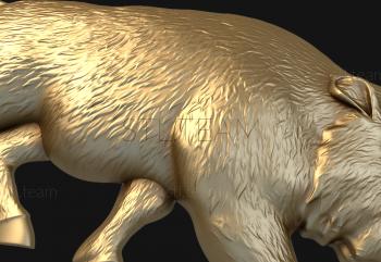 3D model Wild boar (STL)